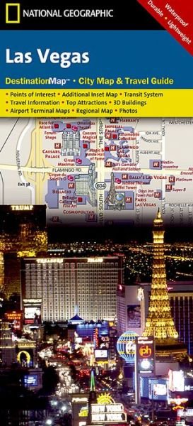 Cover for National Geographic Maps · Las Vegas: Destination City Maps (Landkarten) (2021)