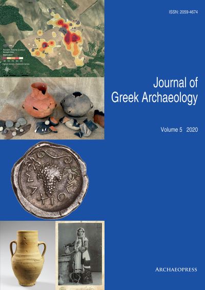 Journal of Greek Archaeology Volume 5 2020 - Journal of Greek Archaeology - John Bintliff - Książki - Archaeopress - 9781789697926 - 26 listopada 2020