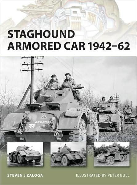 Cover for Zaloga, Steven J. (Author) · Staghound Armored Car 1942-62 - New Vanguard (Paperback Bog) (2009)
