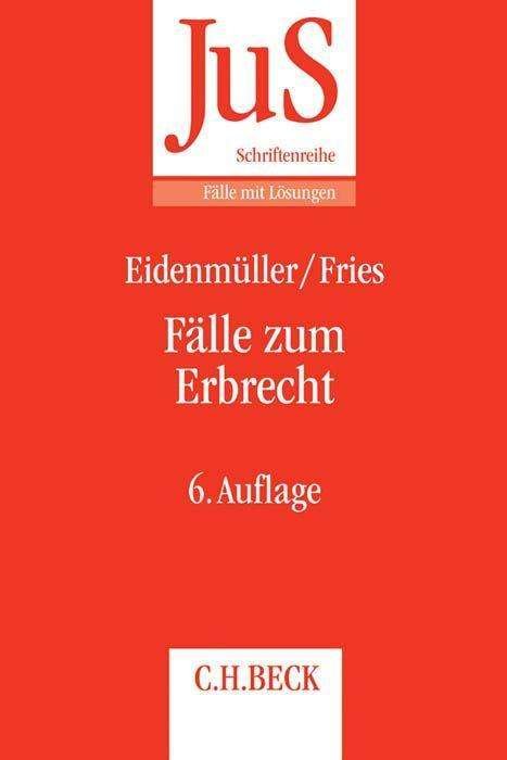 Cover for Eidenmüller · Fälle zum Erbrecht (Bog)