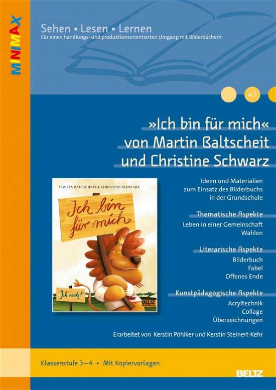 Cover for Kerstin Pöhlker · »Ich bin für mich« von Martin Baltscheit und Christine Schwarz (Taschenbuch) (2012)