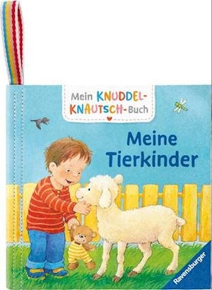Sandra Grimm · Mein Knuddel-Knautsch-Buch: Meine Tierkinder; weiches Stoffbuch, waschbares Badebuch, Babyspielzeug ab 6 Monate (Buch) (2024)