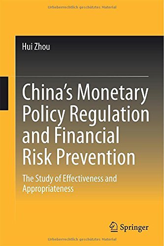 Cover for Hui Zhou · China's Monetary Policy Regulation and Financial Risk Prevention: The Study of Effectiveness and Appropriateness (Innbunden bok) [2015 edition] (2014)
