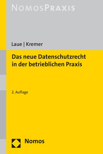 Cover for Laue · Das neue Datenschutzrecht in der b (Book) (2018)