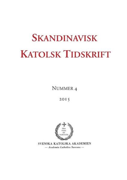 Cover for Persson · Skandinavisk Katolsk Tidskrift (Buch) (2015)