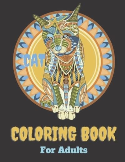 Cover for Trendy Art · Cat Coloring Book For Adults (Paperback Book) (2020)