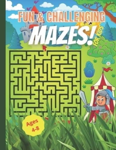Cover for Anzar Rainbow Edition · Fun and Challenging Mazes for Kids ages 4-8 (Paperback Bog) (2021)