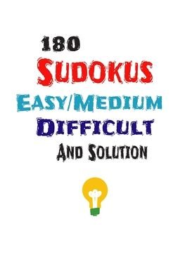 Cover for Home Book · 180 Sudokus Easy Medium Difficult And Solution (Pocketbok) (2020)