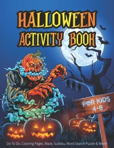 Cover for Faractivity Publication · Halloween Activity Book for Kids Ages 4-8 (Taschenbuch) (2020)