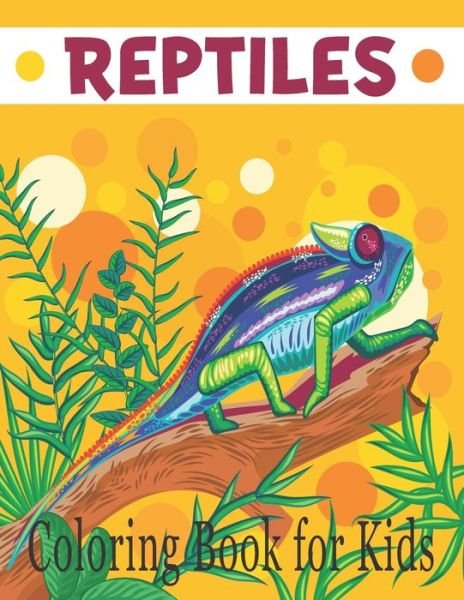 Cover for Rare Bird Books · Reptiles Coloring Book for Kids (Paperback Bog) (2021)