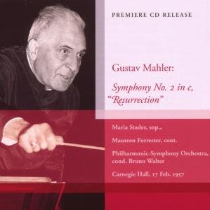 Cover for Bruno Walter · Symphony No.  2 Music &amp; Arts Klassisk (CD) (2007)
