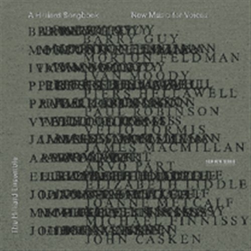 Cover for Hilliard Ensemble · A Hilliard Songbook (CD) (1996)