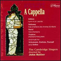 Cover for Benjamin Britten  · A Cappella (CD)