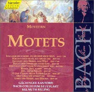 Cover for Bach / Gachinger Kantorei / Rilling · Motets (CD) (1999)