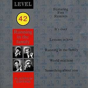 Cover for Level 42 · Running In The Family (CD)
