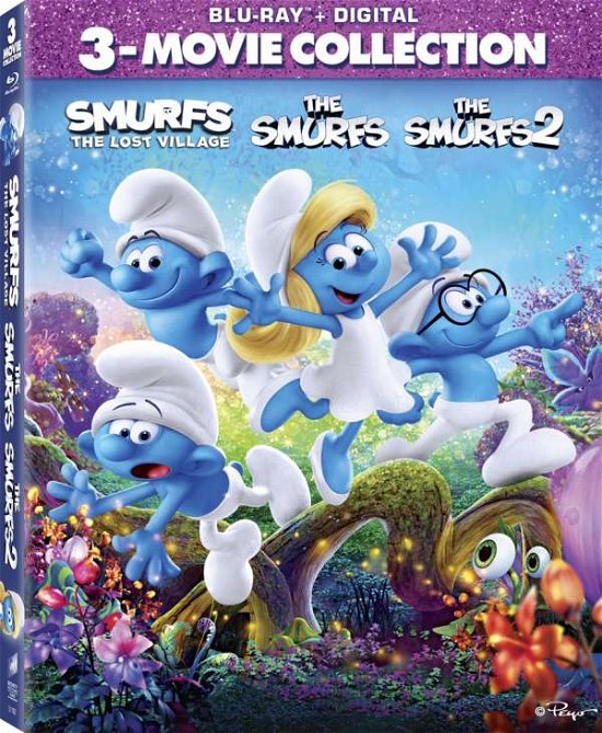 Cover for Smurfs 2 / Smurfs  / Smurfs: Lost Village · Smurfs 2 / Smurfs (2011) / Smurfs: Lost Village (Blu-ray) (2017)