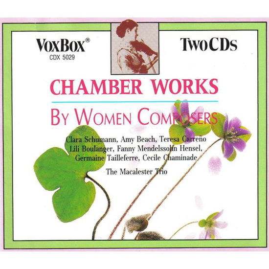 Chamber Works By Women Composers - V/A - Musiikki - VOXBOX - 0047163502927 - lauantai 30. kesäkuuta 1990