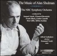 Music of Alan Shulman - Shulman / Vardi / Gallodoro / Antek / Bernstein - Musiikki - BRIDGE - 0090404911927 - tiistai 27. elokuuta 2002
