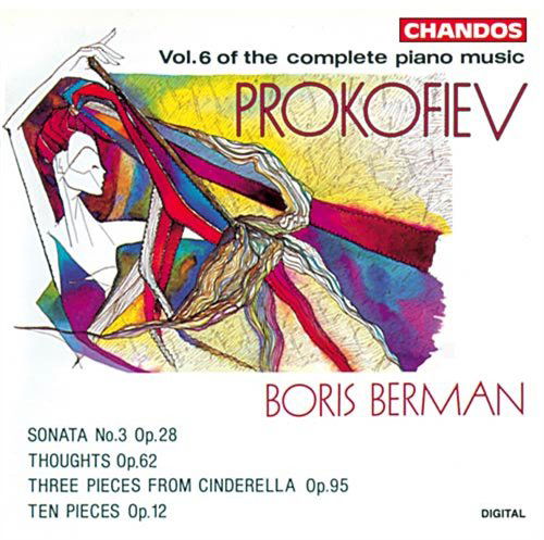 Piano Music 6 - Prokofiev / Berman - Musikk - Chandos - 0095115906927 - 28. oktober 1992