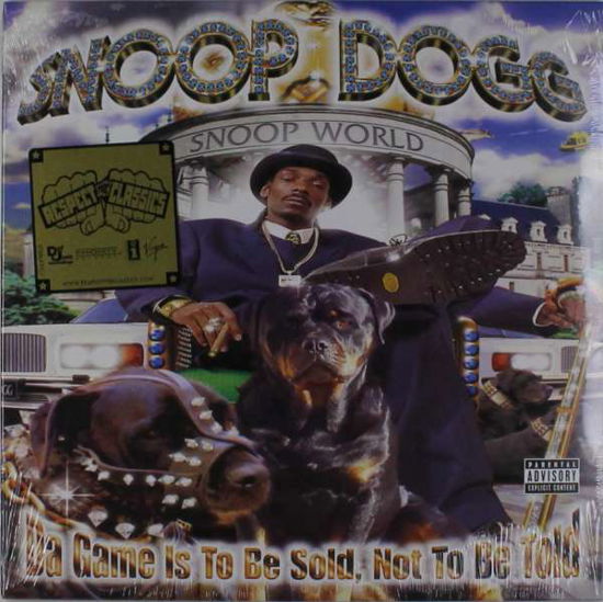 Cover for Snoop Dogg · Da Games is to Be Sold Not to Be Told (LP) [Reissue edition] (2017)