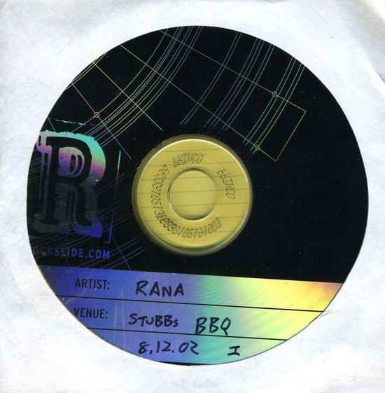 Cover for Rana · Stubbs Bbq-austin Texas-8/12/02 (CD) (2004)