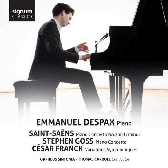 Cover for Emmanuel Despax. Orpheus Sinfonia · Saint-Saens Piano Concerto No.2 / Stephen Gos (CD) (2017)