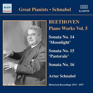 Cover for Artur Schnabel · Beethoven / Piano Works - Vol. 5 (CD) (2003)