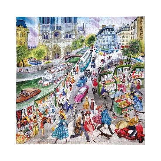 Puzzle 1000 Pcs - Paris Bookseller - (epztpbs) - Eeboo - Merchandise - Eeboo - 0689196515927 - 