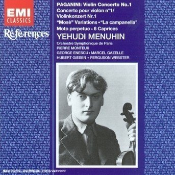 Cover for Yehudi Menuhin / Pierre Monteux · Paganini: Violin Concerto / Caprices (CD) (1996)