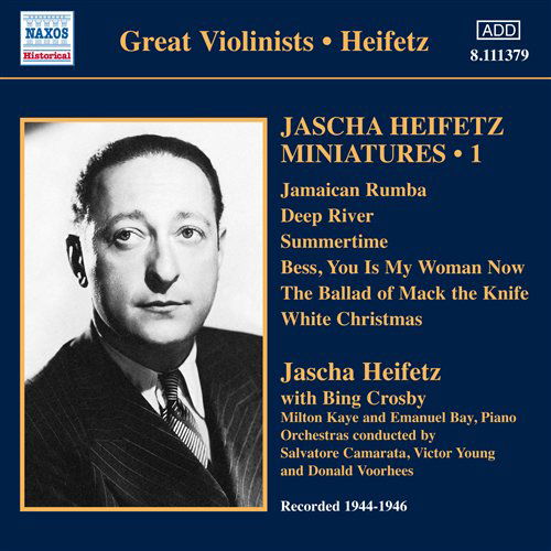 Cover for Heifetz,Jascha/+ · HEIFETZ: Miniatures I (CD) (2011)