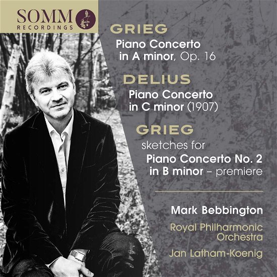 Cover for Grieg / Bebbington / Royal Philharmonic Orch · Piano Concertos by Grieg &amp; Delius (CD) (2018)