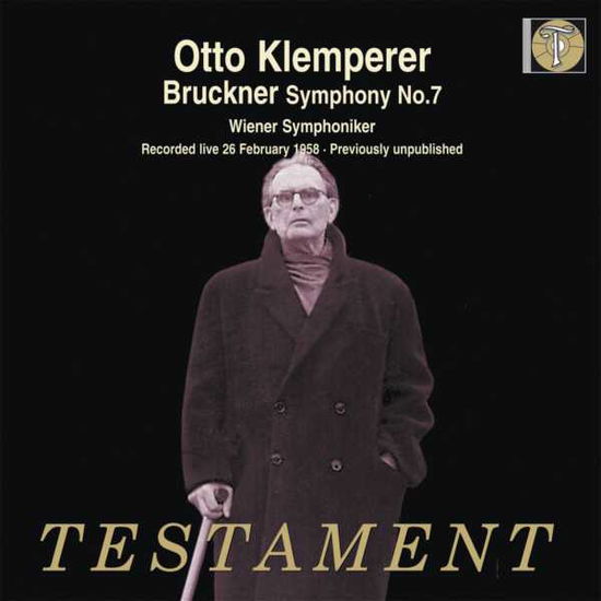 Cover for Klemperer, Otto / Wiener Sym. · Symphony No.  7 Testament Klassisk (CD) (2011)