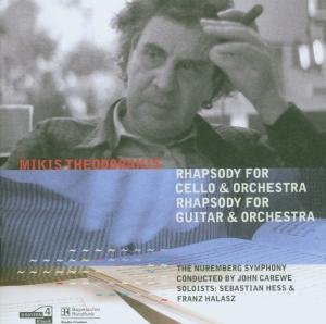 Rhapsodies for Cello & Guitar - Theodorakis / Halasz / Hess / Carewe - Musik - INTUITION - 0750447339927 - 18. december 2008