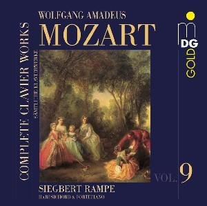 Cover for Mozart / Rampe · Complete Clavier Works 9 (CD) (2009)