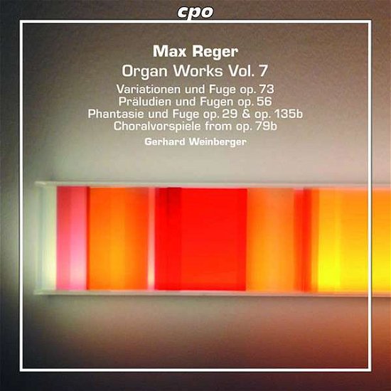 Cover for Weinberger · Max Reger: Organ Works. Vol. 7 (CD) (2021)