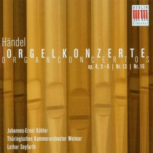 Cover for Handel / Kohler / Thuringisches Kammerorchester · Organ Concerto Op. 4 5-6 No. 13 No. 16 (CD) (2008)
