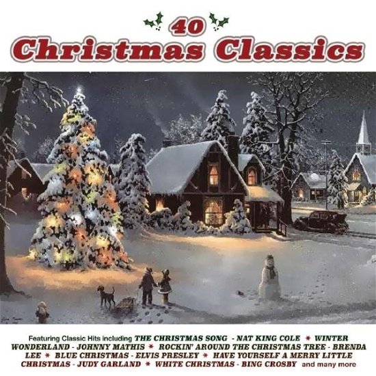 Cover for Various Artists · 40 Christmas Classics (CD) (2018)
