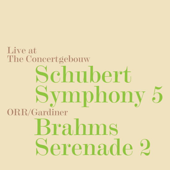 Orch Revolution / Gardiner · Schubert / Symphony No 5 (CD) (2018)