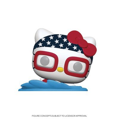 Cover for Funko Pop! Sanrio: · Funko Pop! Sanrio - Hello Kitty Sports Team Usa - Swimmingl Hello Kitt (Toys) (2021)