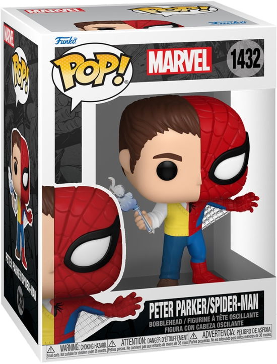 Cover for Pop Marvel Comics Split · Pop Marvel Comics Split Spider Man Peter Parker? (Funko POP!) (2024)