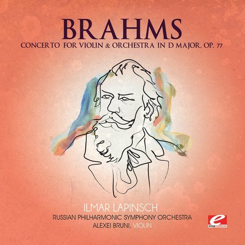 Cover for Brahms · Concerto Violin &amp; Orchestra In D Major (CD) [EP edition] (2013)