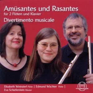 Cover for Mozart / Divertimento Musicale · Amusantes &amp; Rasantes for 2 Flute &amp;piano (CD) (2012)