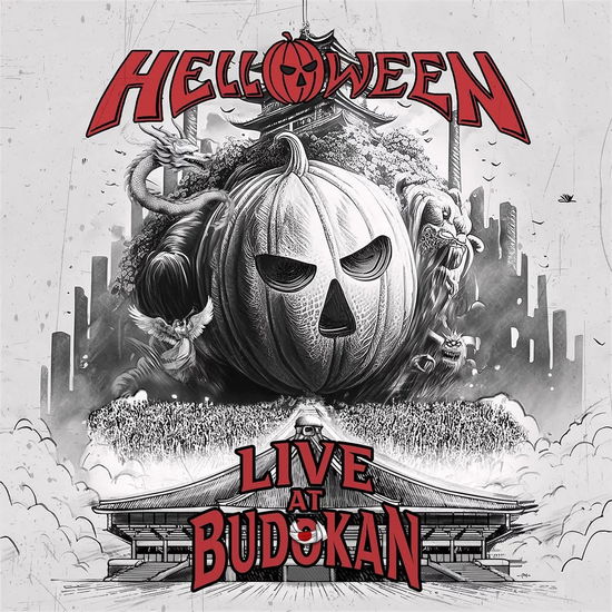 Cover for Helloween · Live at Budokan (LP) [Limited Red Marbled Vinyl edition] (2024)