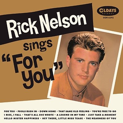 Rick Nelson Sings for You - Rick Nelson - Musikk - CLINCK - 4582239498927 - 16. oktober 2015