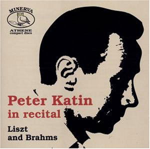 Peter Katin in Recital - Brahms / Katin,peter - Musik - ATHENE - 5022736100927 - 24. oktober 2006