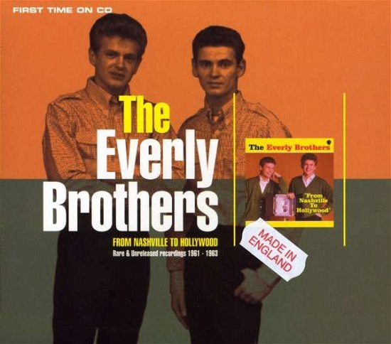 Cover for Everly Brothers · From Nashville to Hollywo (CD) [Remastered edition] (2005)