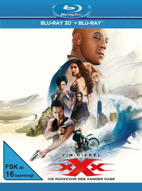 Cover for Vin Diesel,donnie Yen,deepika Padukone · Xxx: Die Rückkehr Des Xander Cage 3D (Blu-ray... (Blu-Ray) (2017)