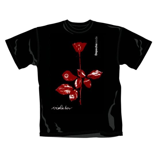 Cover for Depeche Mode · Depeche Mode - Violator Mens T-shirt Black Polybag (CLOTHES) [size XL] (2010)