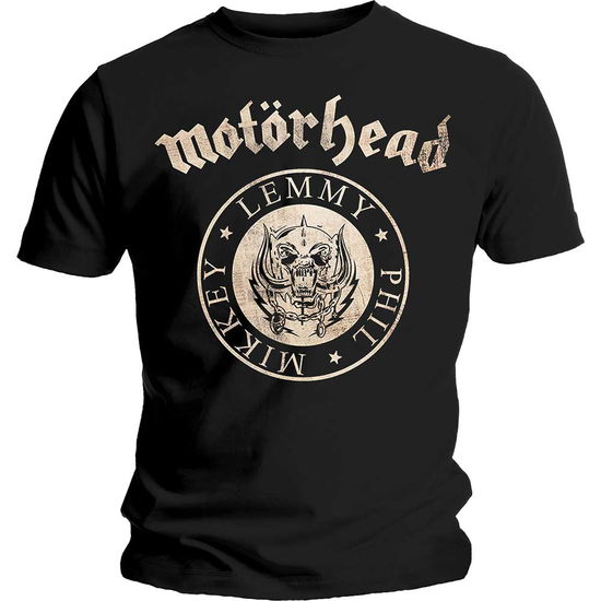 Motorhead Unisex T-Shirt: Undercover Seal Newsprint - Motörhead - Produtos -  - 5056170639927 - 