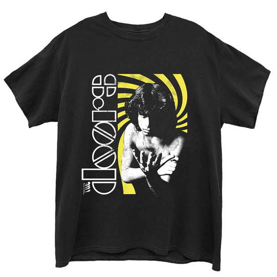 Cover for The Doors · The Doors Unisex T-Shirt: Jim Spinning (Black) (T-shirt) [size XL] [Black - Unisex edition] (2020)